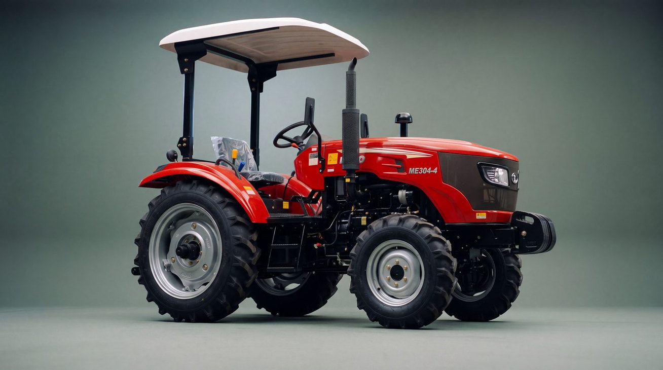 Trator médio OZ Trac T50 em vista geral